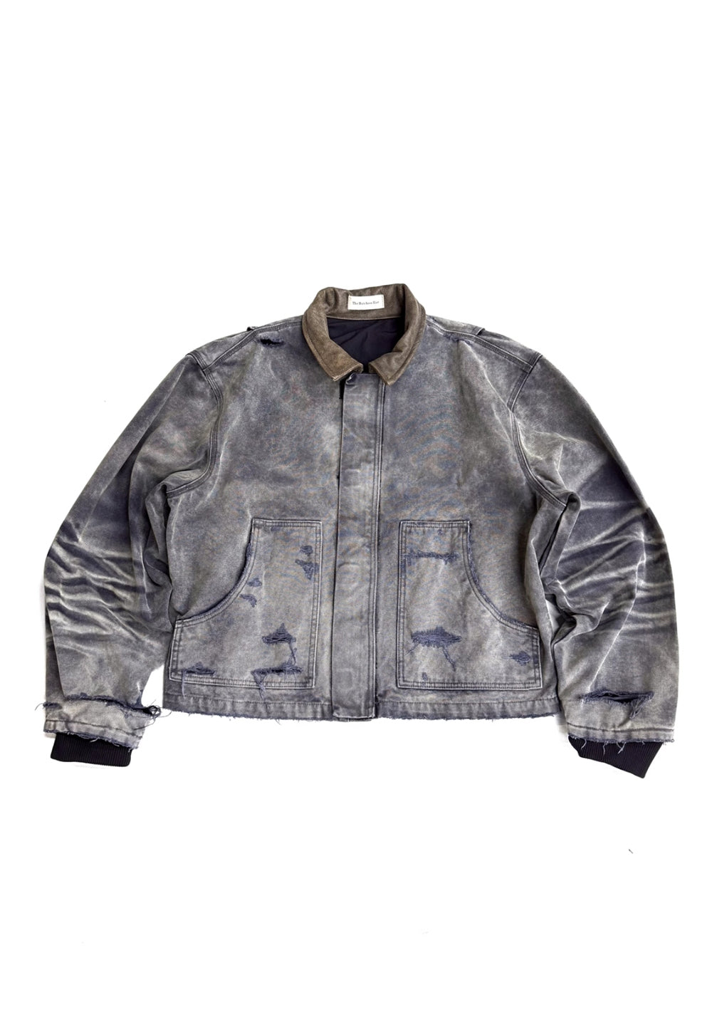 TBR-J22 Distressed Canvas Jacket - Leather Trim - PSYLOS 1, TBR-J22 Distressed Canvas Jacket - Leather Trim, Jackets, TBR, PSYLOS 1